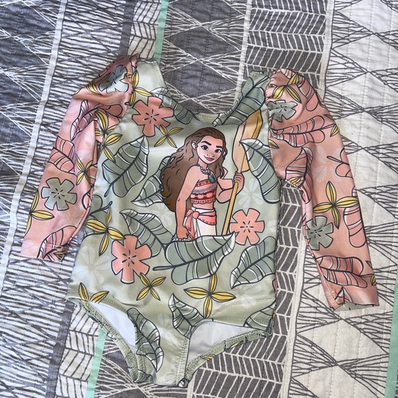 Disney Moana Princess One Piece Swimsuit 12 Months Baby - Picture 1 of 6